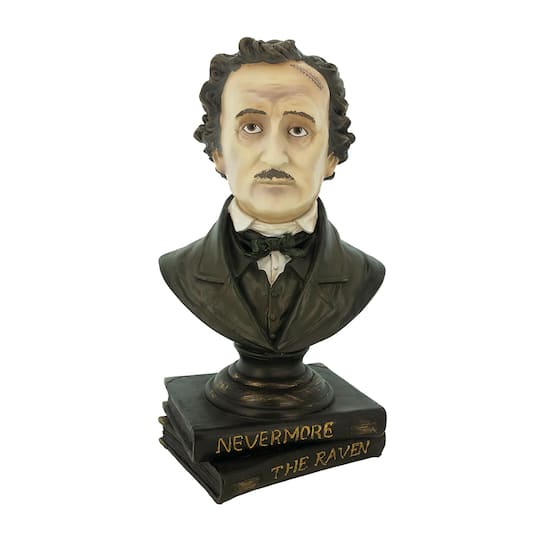 10.8&#x22; Edgar Allan Poe Bust by Ashland&#xAE;